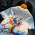 Premium Summer Graffiti Painted Men T-shirt